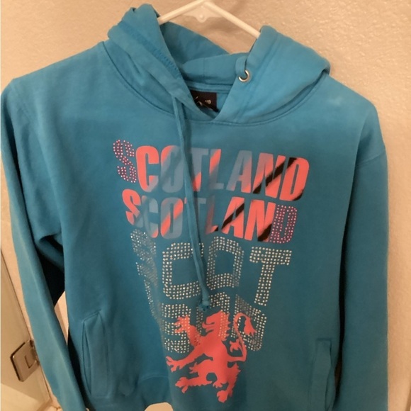 scotland Tops - Scotland Blue Hoodie